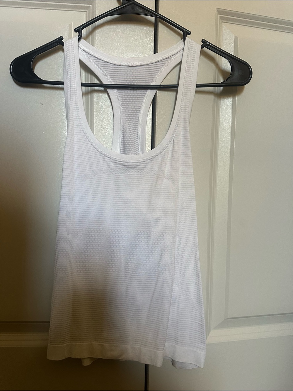 lululemon athletica White Racerback Tank - Breathable Active Top
